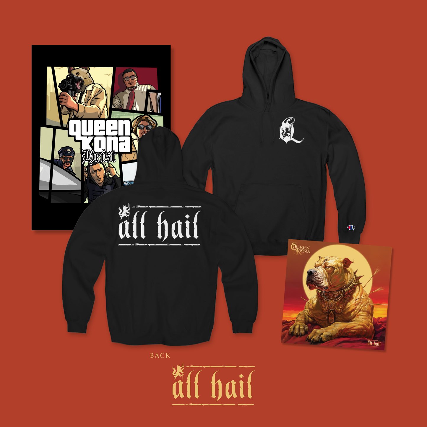 All Hail Hoodie Bundle (*LIMITED EDITION SIGNED POSTERS*)