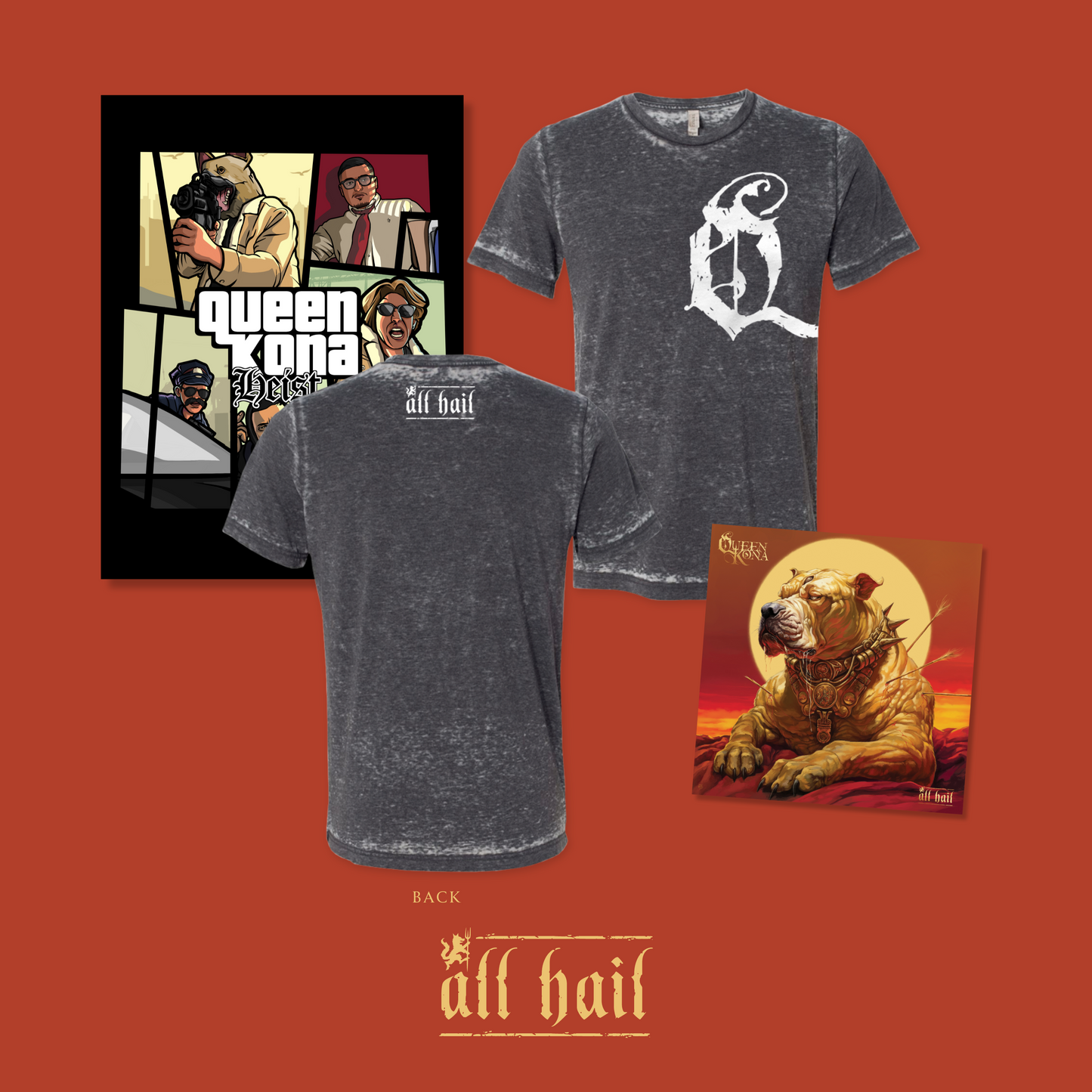 All Hail T-Shirt Bundle (*LIMITED EDITION SIGNED POSTERS*)