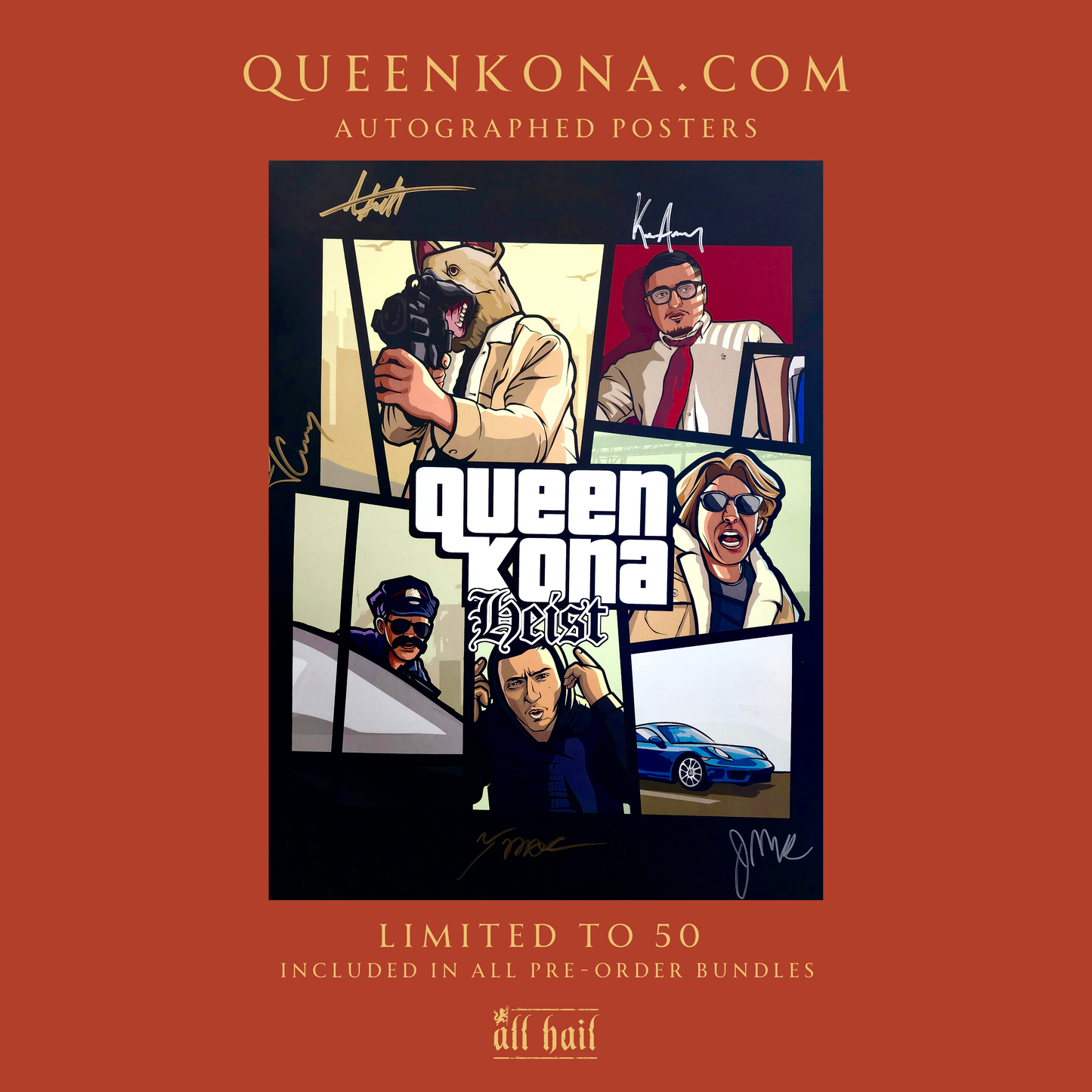 Heist Poster (*LIMITED EDITION SIGNED*)