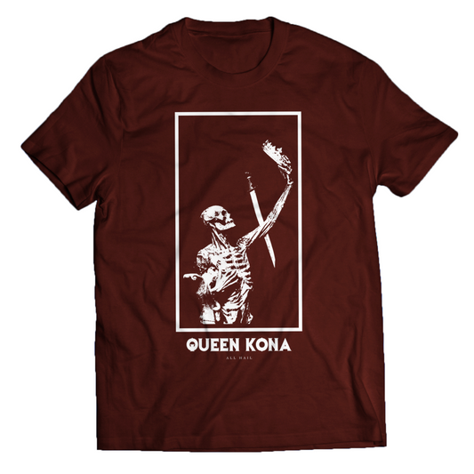 QUEEN KONA Skeleton "ALL HAIL" Tee