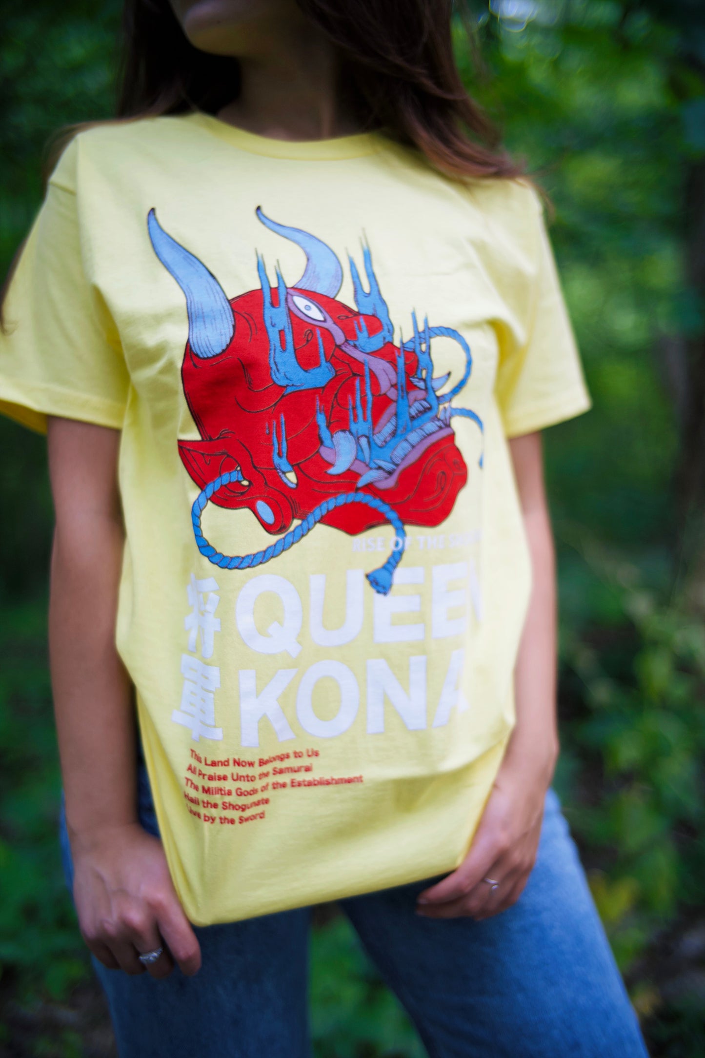 QUEEN KONA Kabuki Shogunate Mask Tee